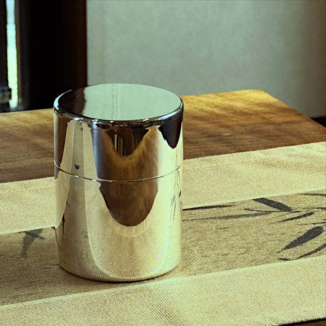 銀祥堂 銅製茶筒150g