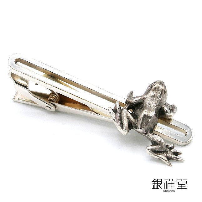 Silver frog tie pin No.5