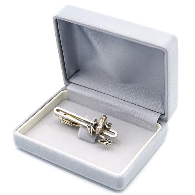 Silver frog tie pin No.5