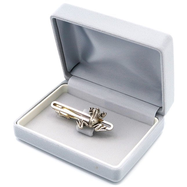 Silver frog tie pin No.6