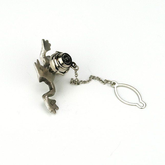 Silver Frog Tie Tack No.2