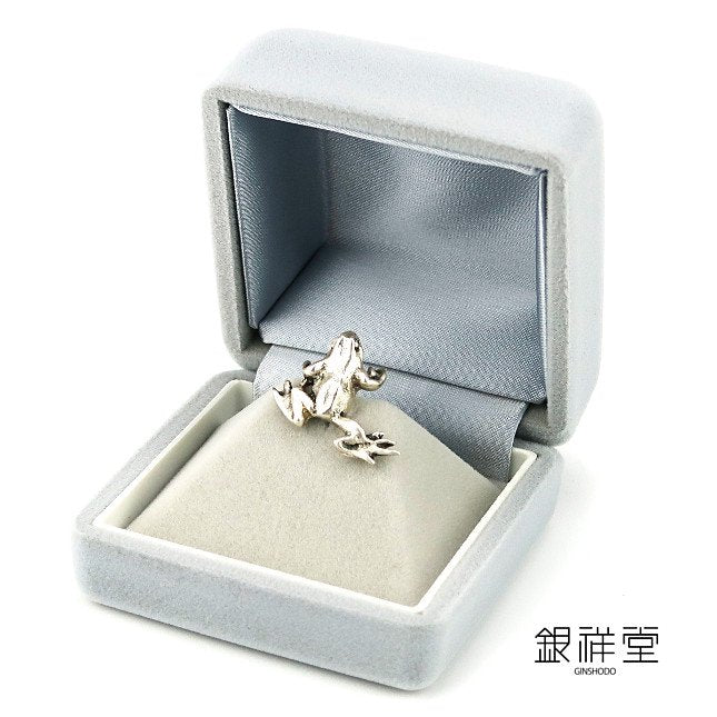 Silver Frog Tie Tack No.5