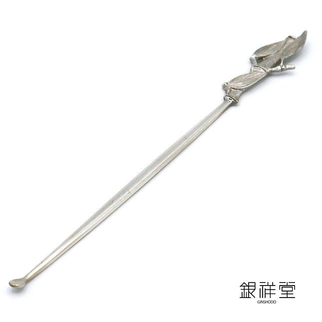 silver earpick bamboo