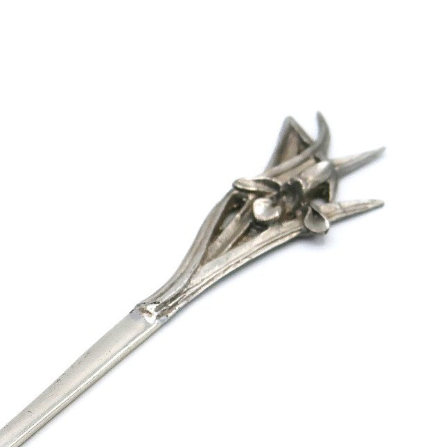 Silver confectionery toothpick Orchid