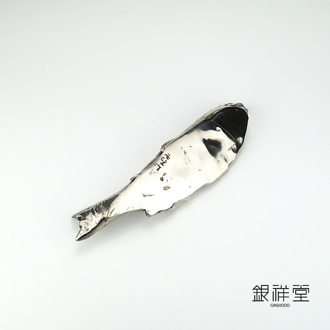 Silver Paperweight Salmon Kitamura Seibo Prototype