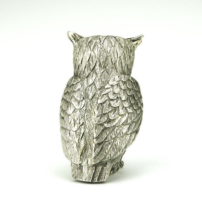 Silver Waterdrop Owl by Hirose