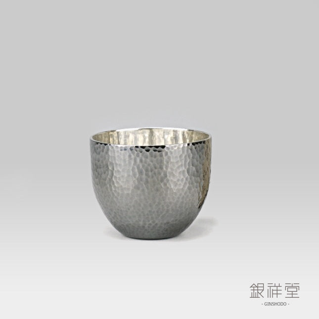 silver sake cup