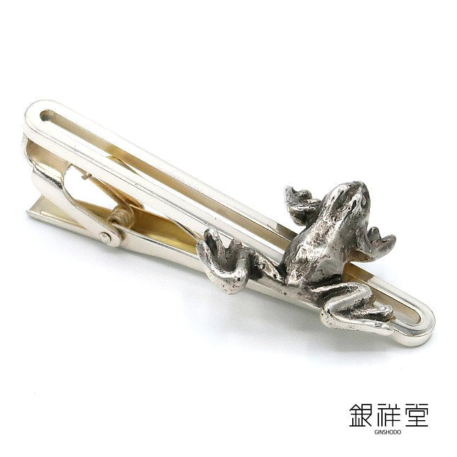 Silver frog tie pin No.6