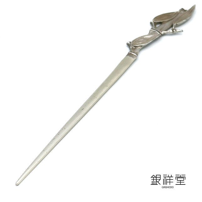 Silver confectionery toothpick bamboo