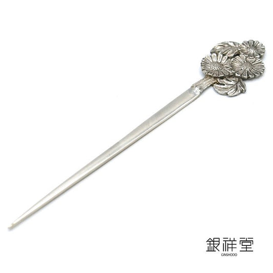 Silver confectionery toothpick chrysanthemum