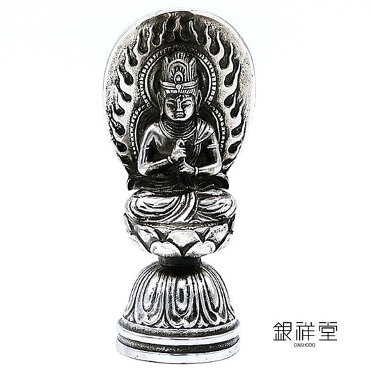Silver statue of Dainichi Nyorai (Small)