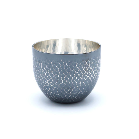 Sterling Silver Sake Cup, Marusei Ai