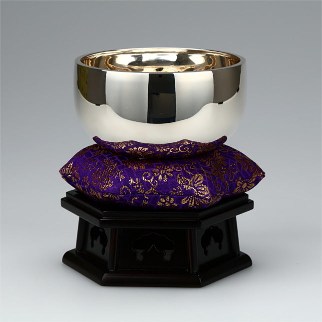 銀製おりんセット 4寸