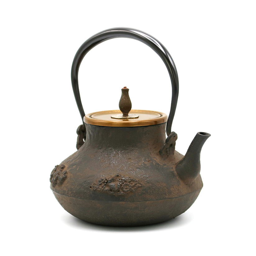 Crane-neck four-kun child iron kettle